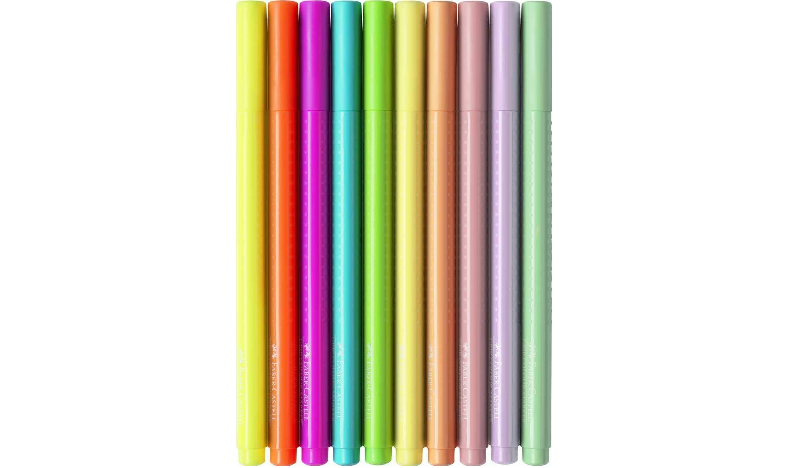 Only 3.20 usd for Faber-Castell Grip Colour Markers - Neon + Pastel Colours  Set of 10 Online at the Shop