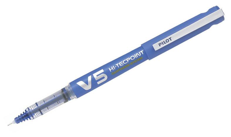 Only 3.43 usd for Pilot V5 Hi-Tecpoint Cartridge System Rollerball Pen with 3  Refills Blue Online at the Shop